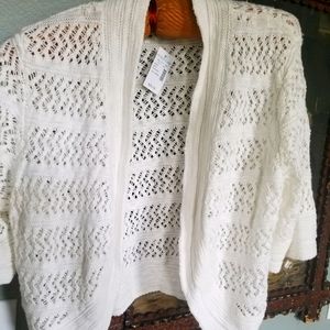 Maurices crochet Bolero NWT